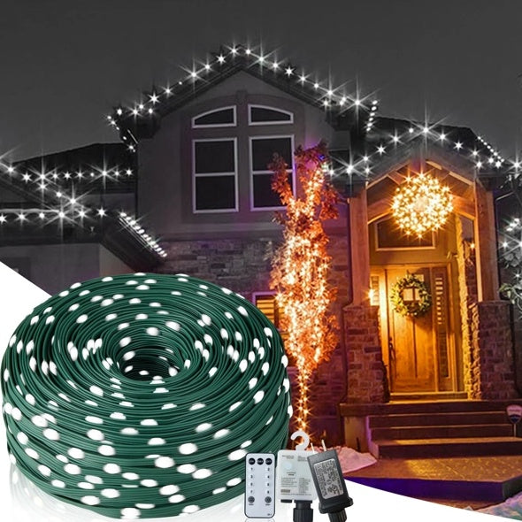 Christmas Rope Lights 1000 LED, 328 ft – Outdoor & Indoor Decorative String Lights