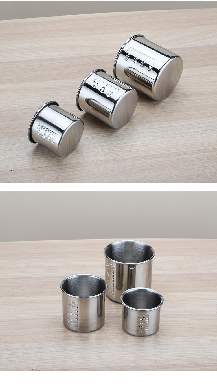 Stainless Steel Measuring Cup (40 / 60 / 120 ml)