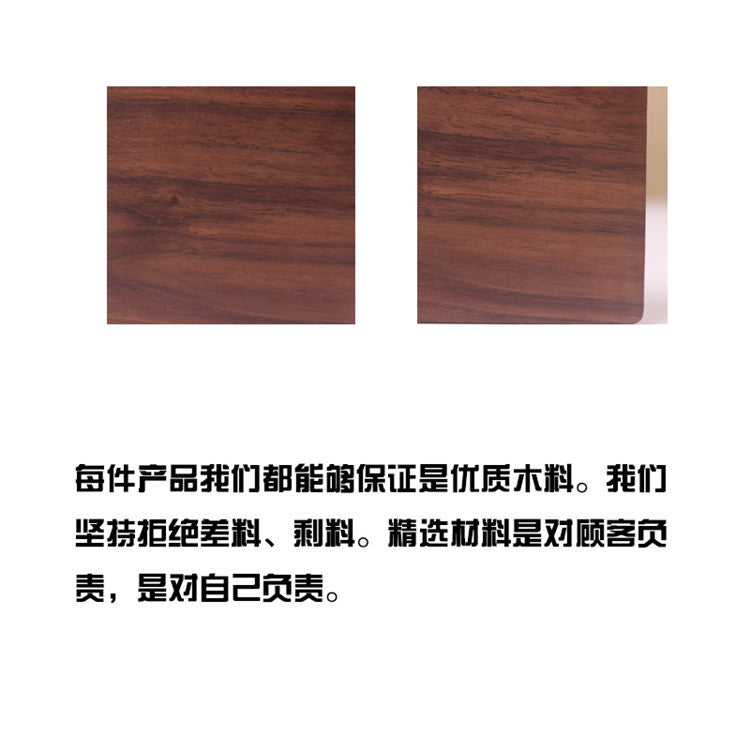 Black Walnut Square Wooden Coaster