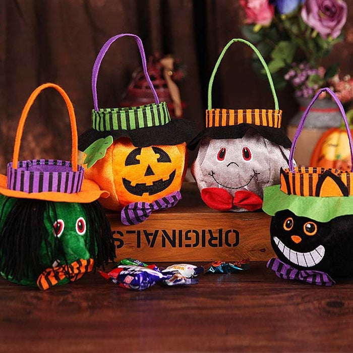 Cute Halloween Trick-or-Treat Candy Bag for Kids