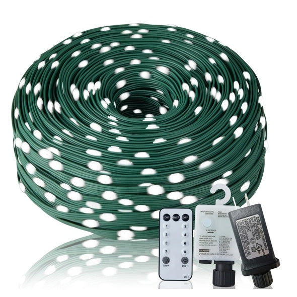 Christmas Rope Lights 1000 LED, 328 ft – Outdoor & Indoor Decorative String Lights
