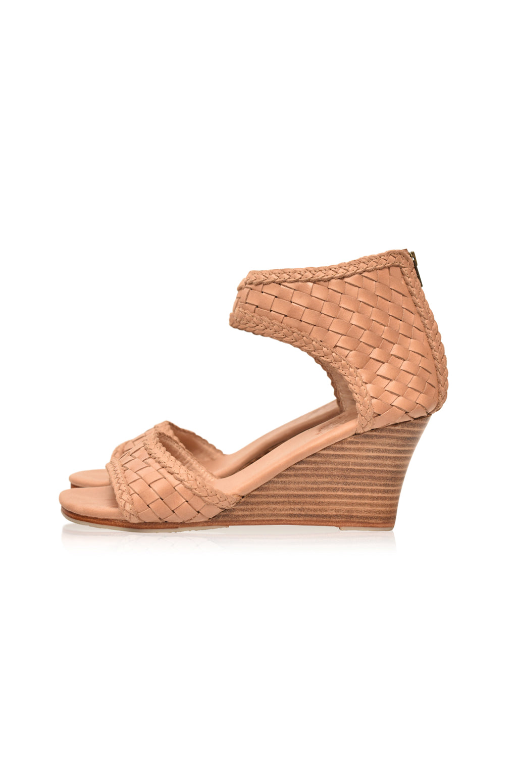 Athena Woven Wedge Sandals