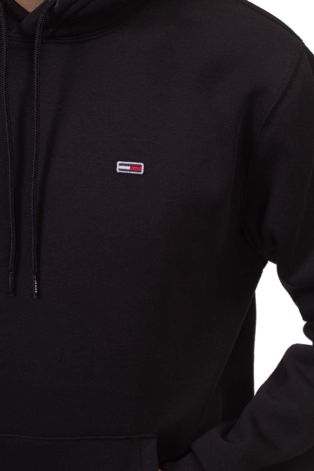 TOMMY JEANS - Men's regular sweatshirt with hood and logo  - Size L-0