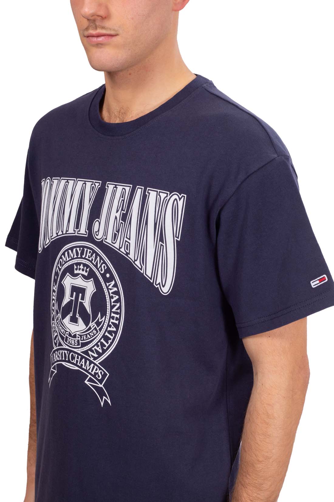 TOMMY JEANS - Men's relaxed T-shirt with varsity logo print-8