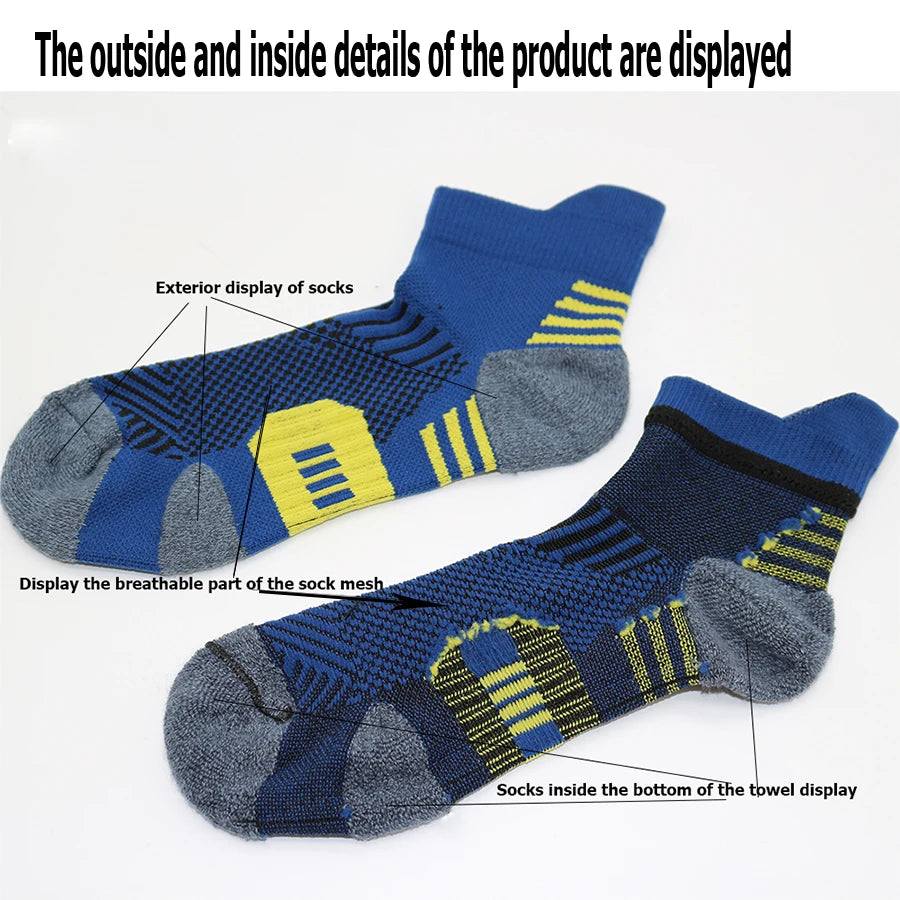 Non-Slip Training Socks (3 Pairs)