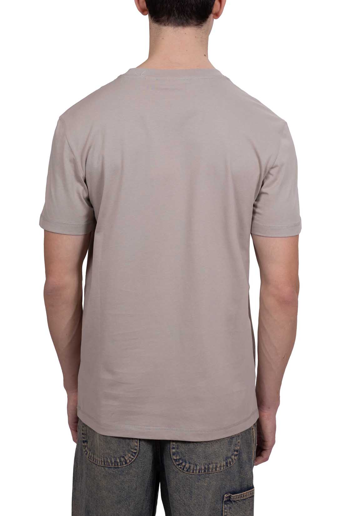 CALVIN KLEIN JEANS - Men's T-shirt with embroidered logo-4