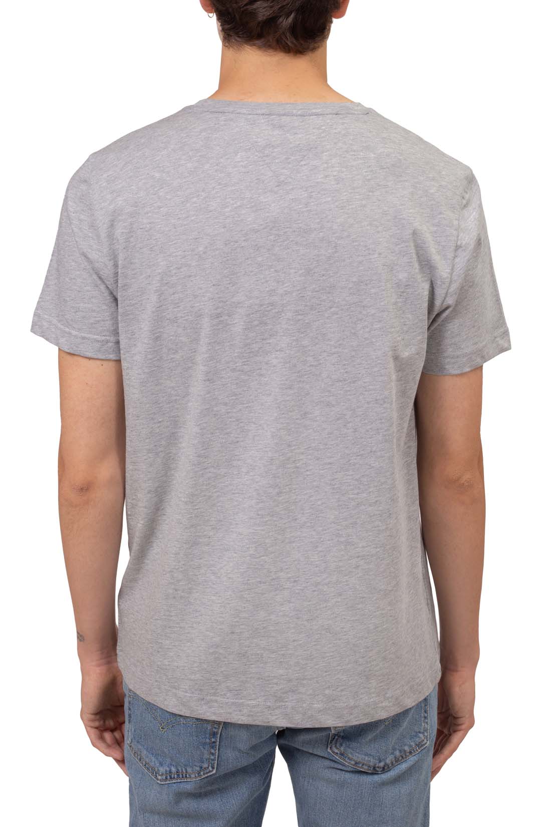 TOMMY HILFIGER - T-shirt uomo regular con logo lineare-2