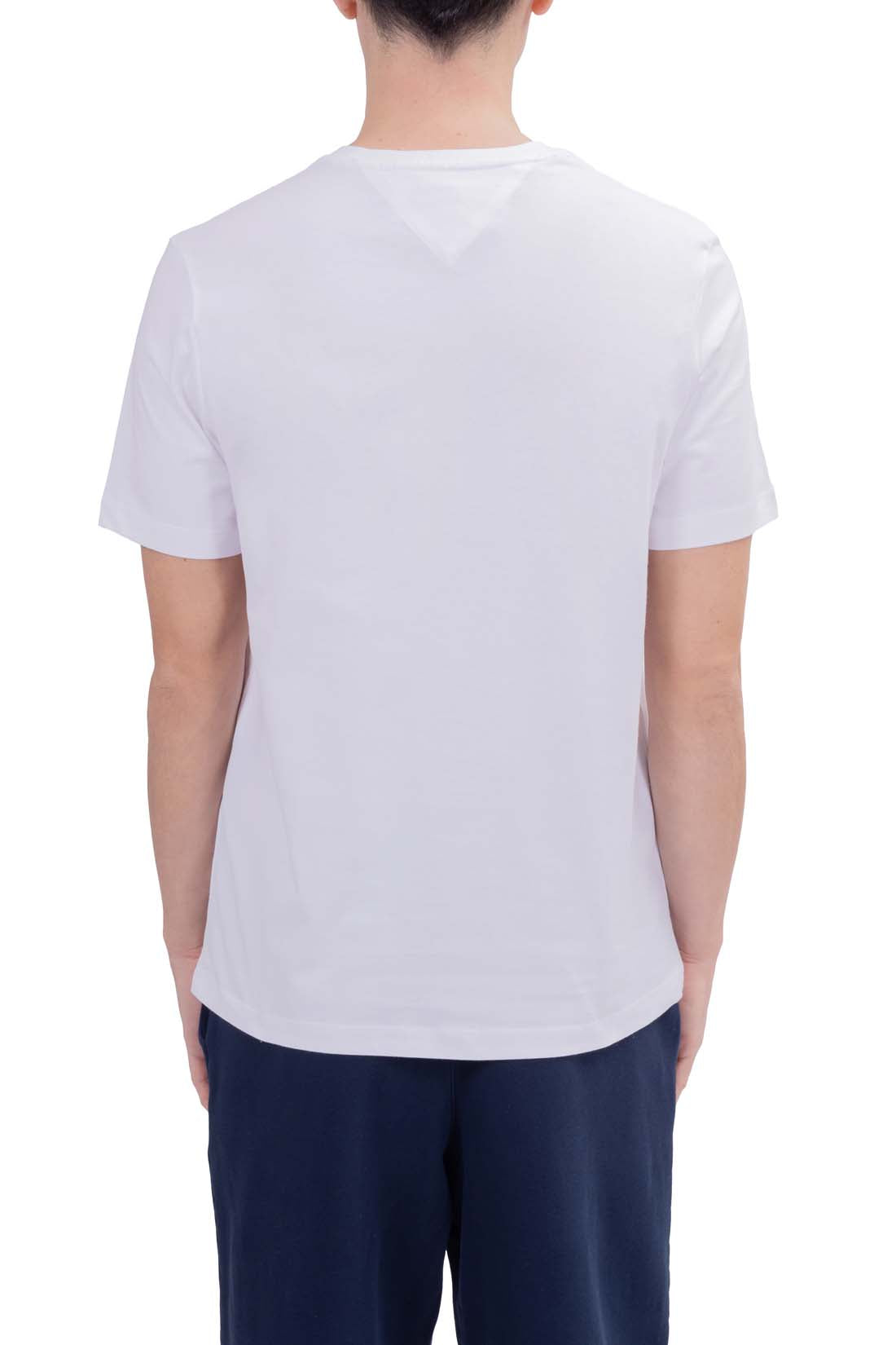 TOMMY HILFIGER - Men's regular T-shirt with embroidered logo  - Size XXL-14