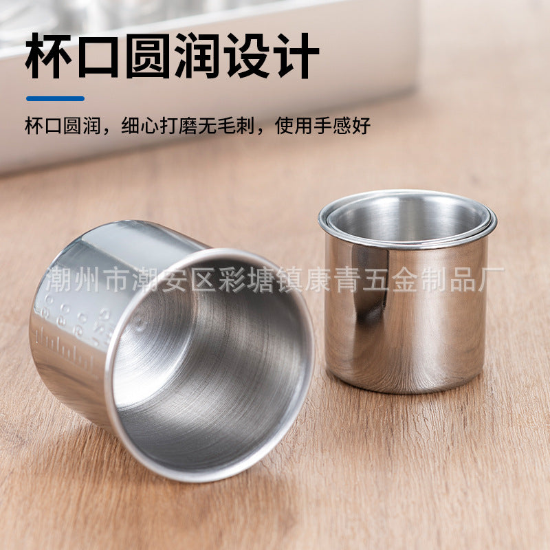 Stainless Steel Measuring Cup (40 / 60 / 120 ml)