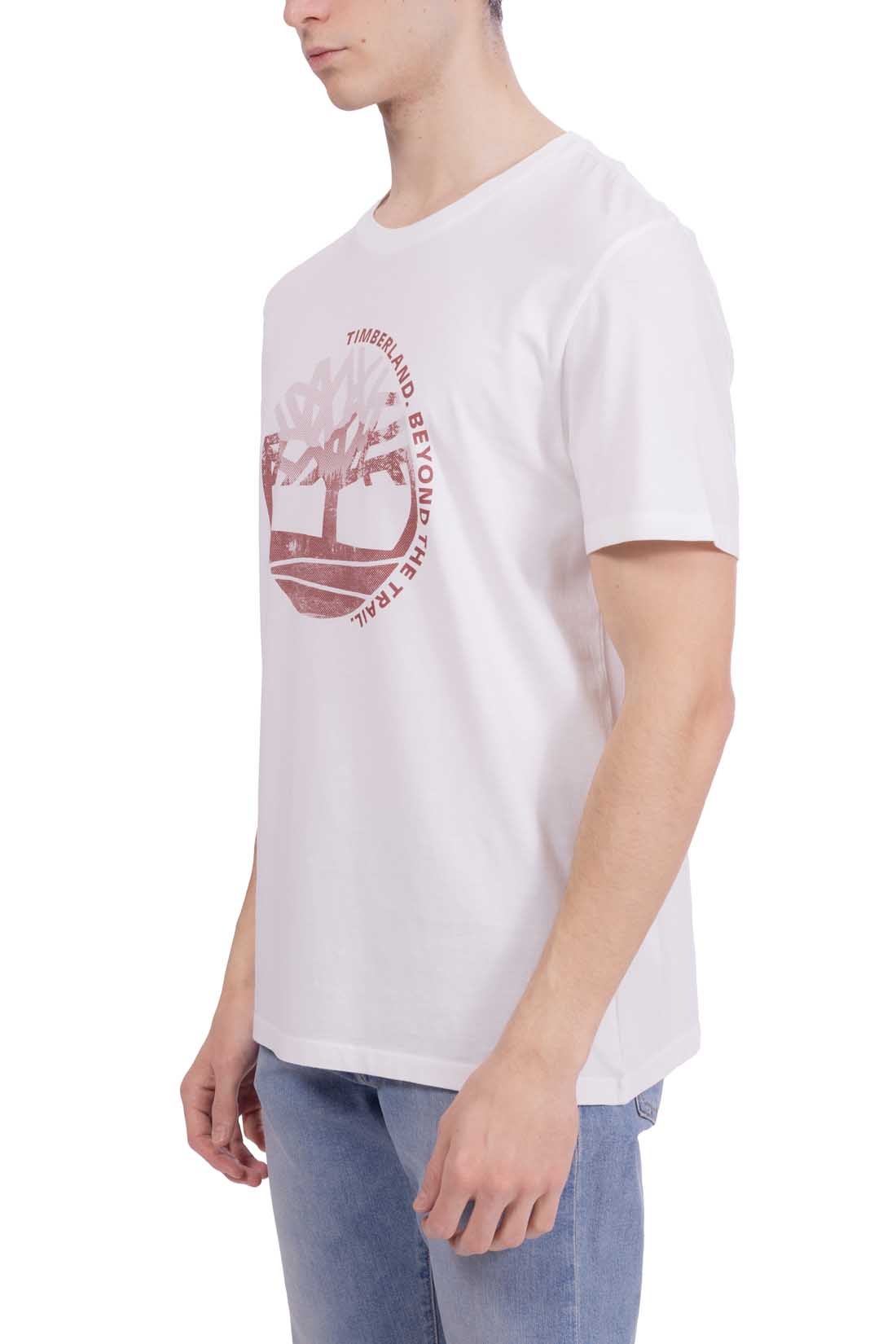 TIMBERLAND - Men's regular T-shirt with graphic print  - Size XXL-13