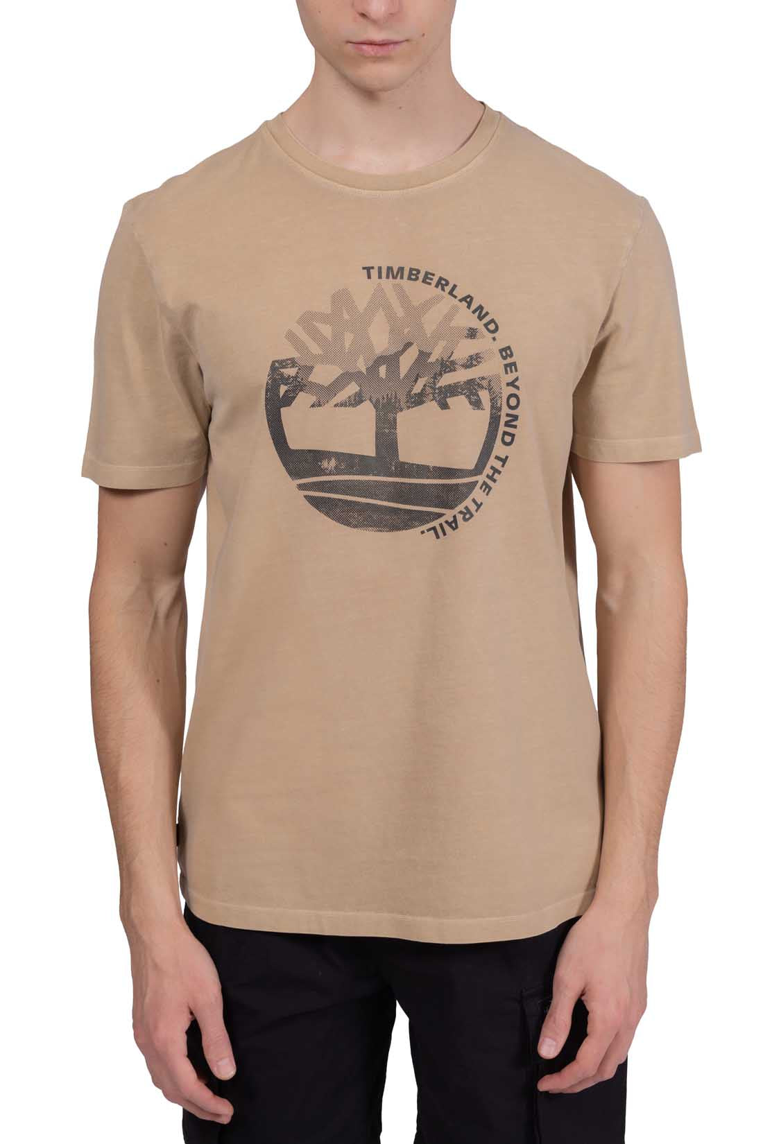TIMBERLAND - Men's regular T-shirt with graphic print  - Size XXL-39