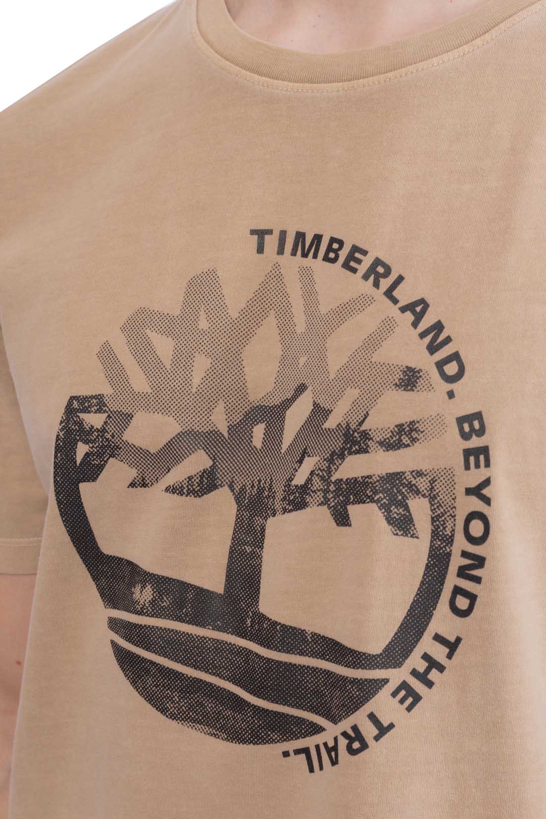 TIMBERLAND - Men's regular T-shirt with graphic print  - Size XXL-40