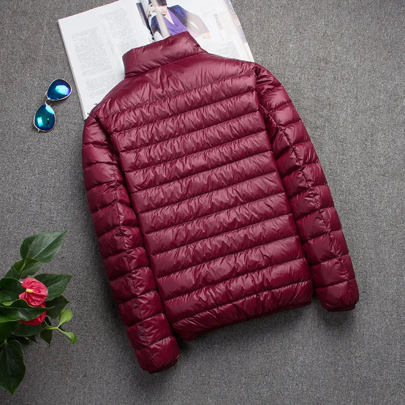 Men's Lightweight Hooded Down Jacket