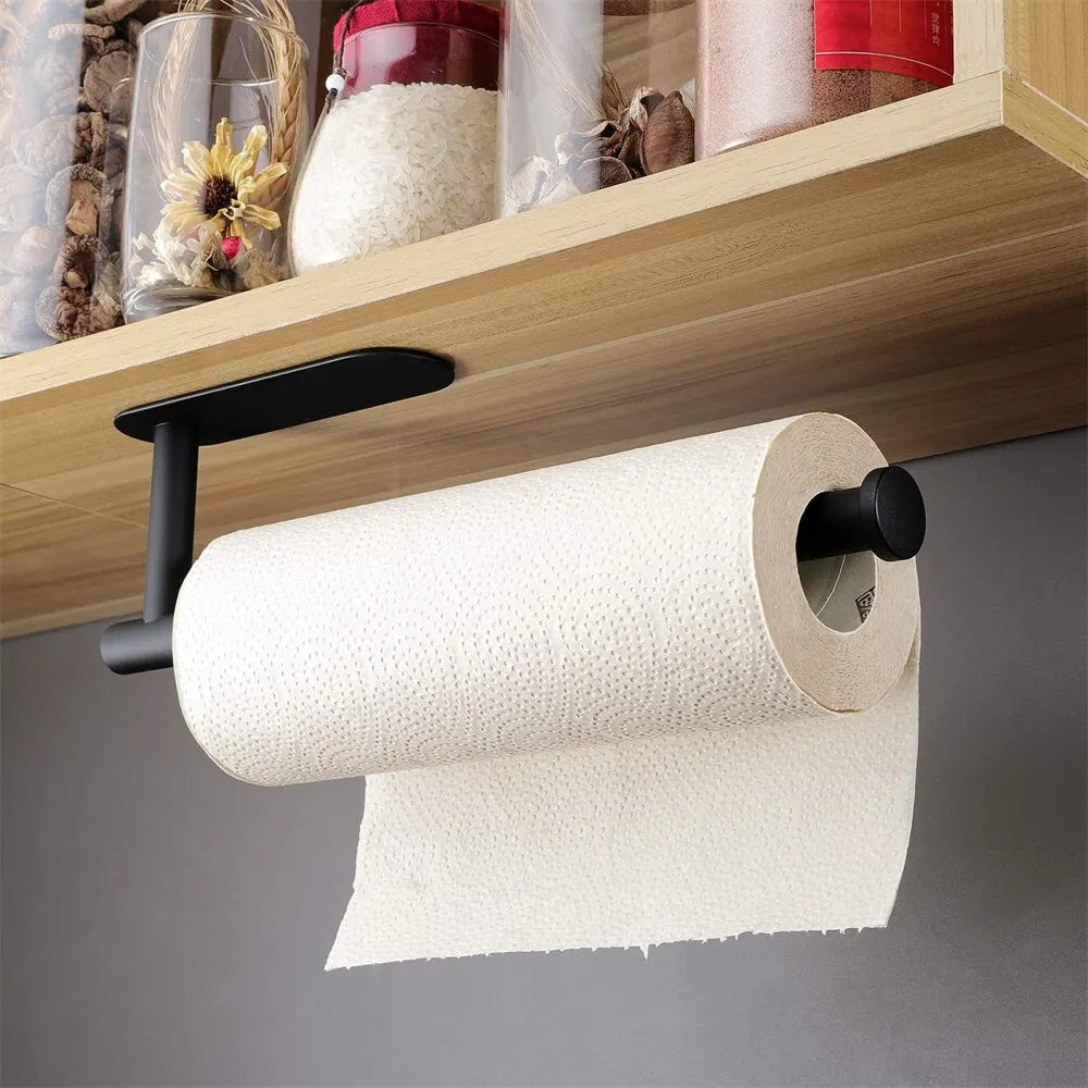 Adhesive Paper Towel & Toilet Roll Holder