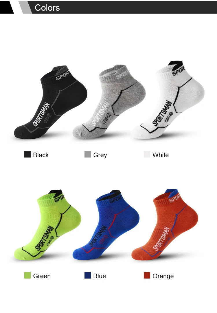 Men's Breathable Mesh Sports Socks (6 Pairs)