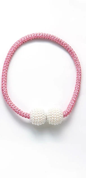 Magnetic Pearl Curtain Tieback Clips