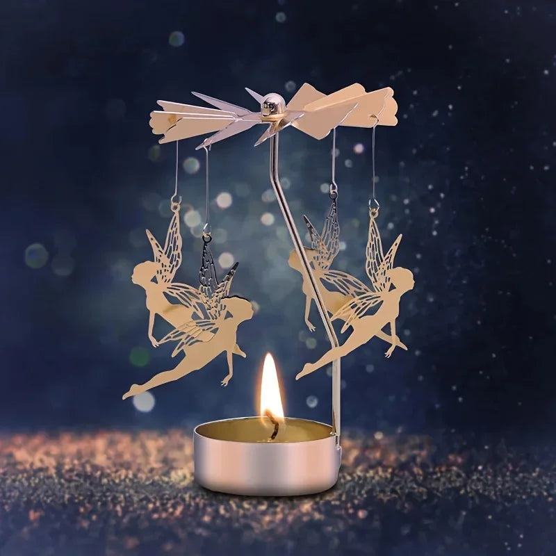 Rotating Metal Candle Holder