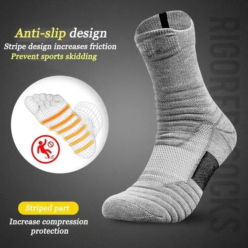 Men's Anti-Slip Football Socks (1/3 Pairs)