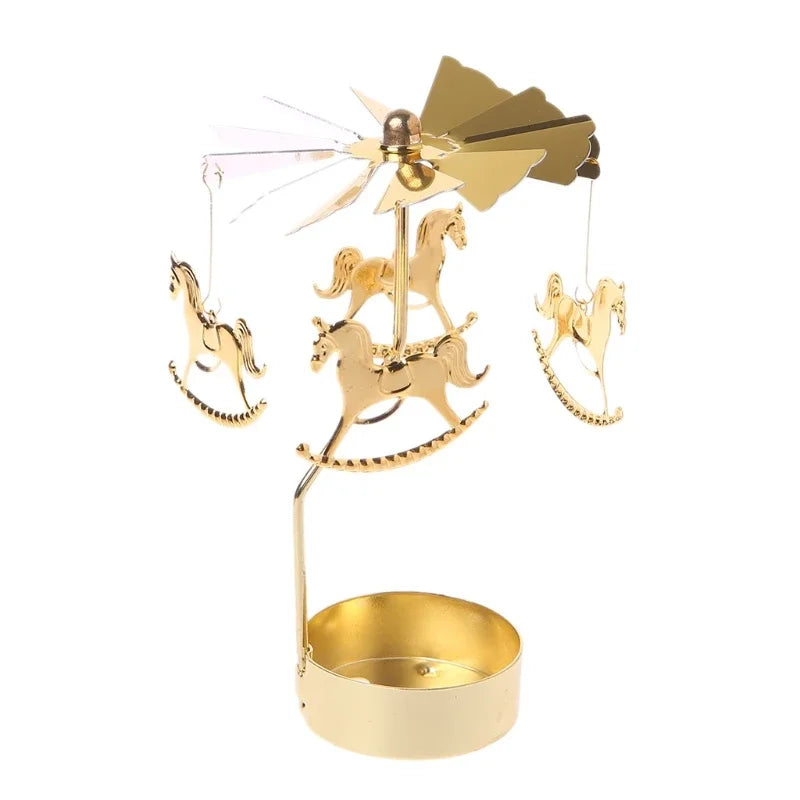 Rotating Metal Candle Holder