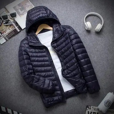 Men's Lightweight Hooded Down Jacket