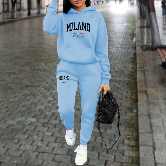 Women's 2-Piece Hoodie & Pants Tracksuit