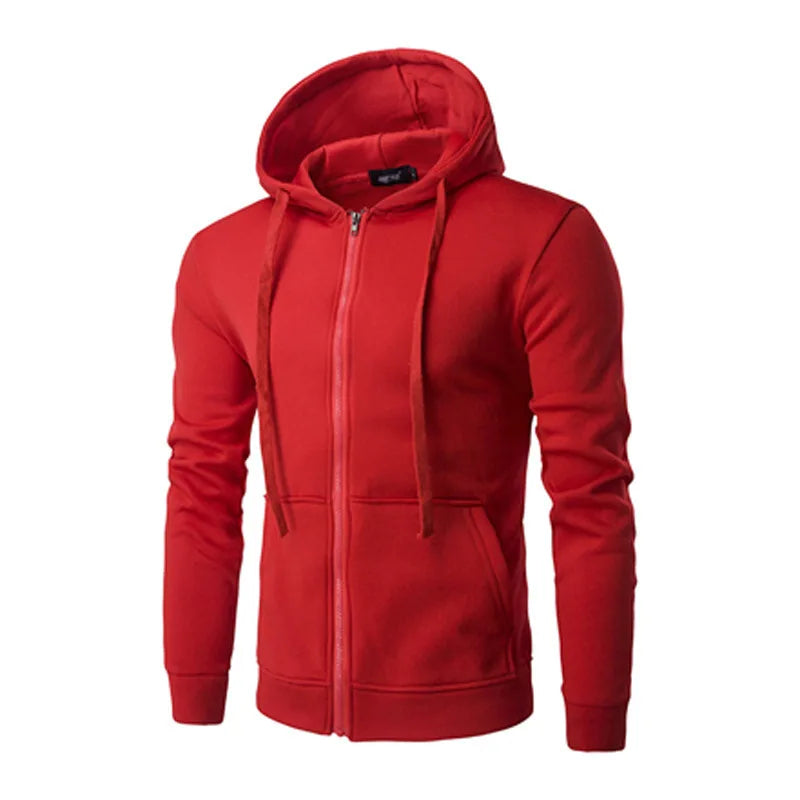 Men's Zip-Up Hoodie Jacket