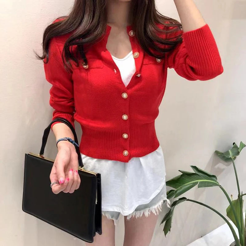 Women's Knitted Cardigan Sweater Coat