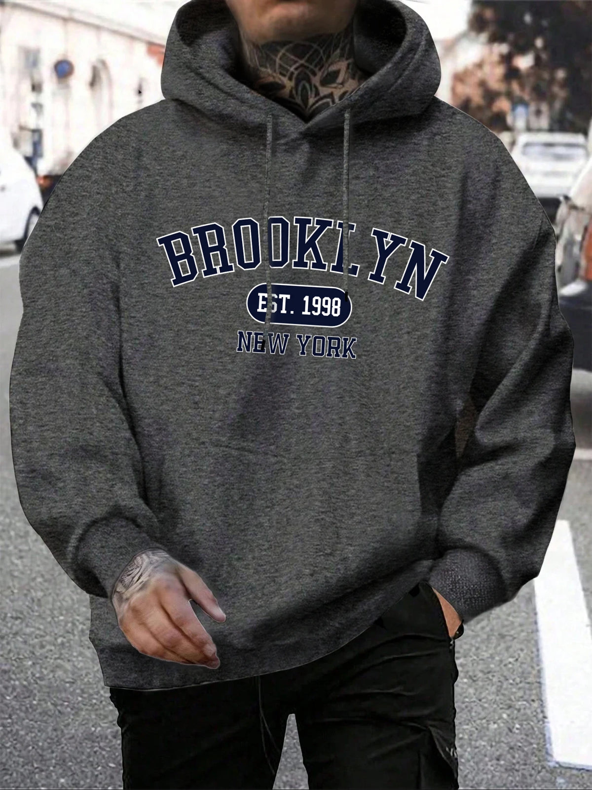 Men's Brooklyn Print Hoodie