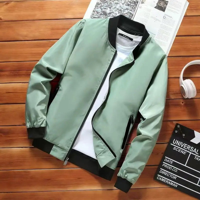 Men's Slim Fit Bomber Jacket