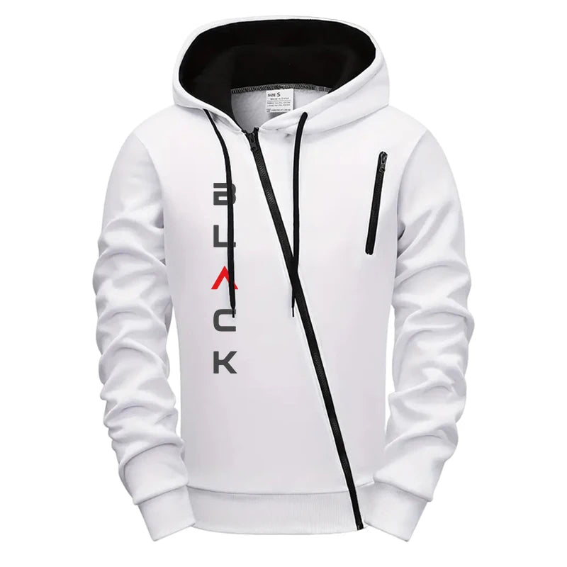 Men's Letter Print Zip Tracksuit