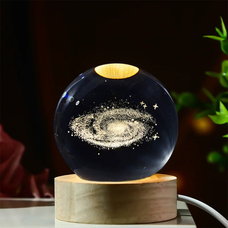 3D Solar System Crystal Ball