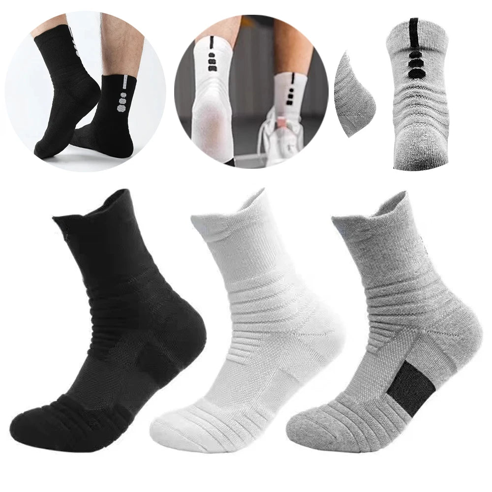 Men's Anti-Slip Football Socks (1/3 Pairs)