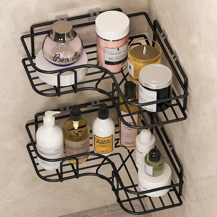 No-Drill Corner Shower Caddy Shelf
