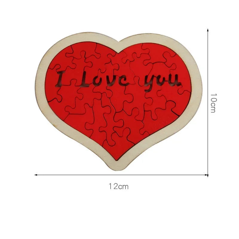 "20 Reasons Why I Love You" Engraved Puzzle Gift