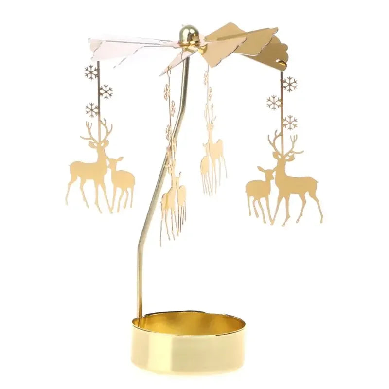 Rotating Metal Candle Holder