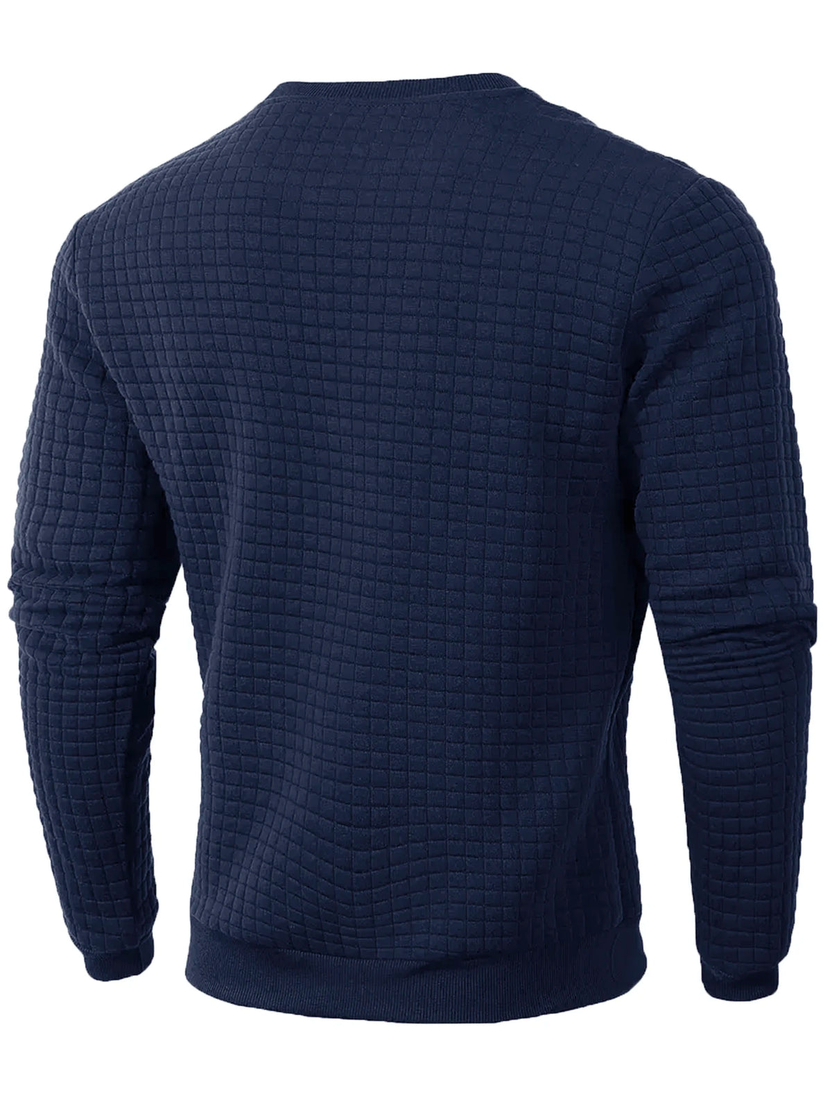 Men's Jacquard Crew Neck Sweater