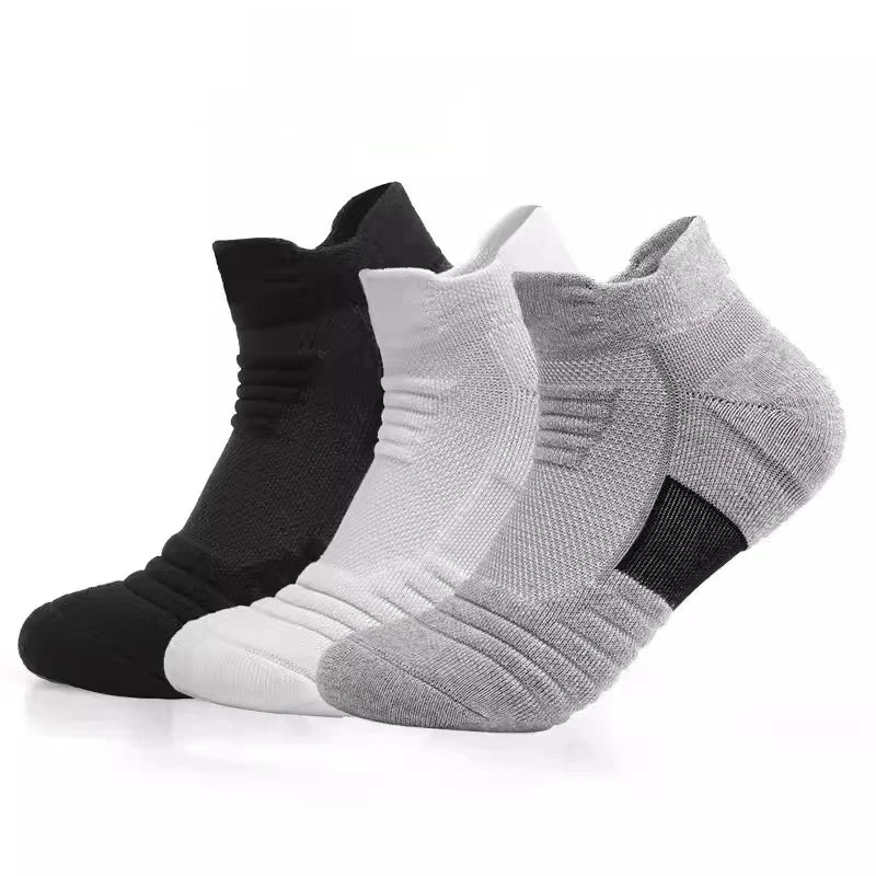 Cushioned Mesh Athletic Socks (3 Pairs)