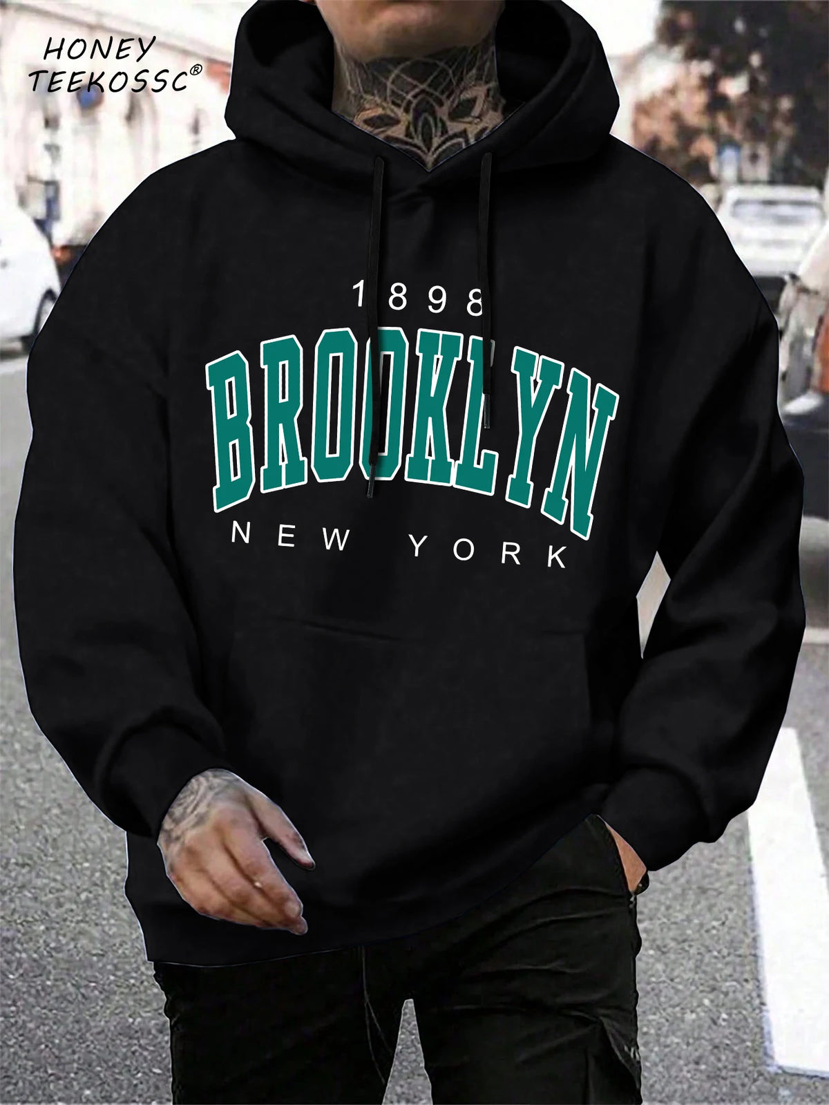 Men's Brooklyn Print Hoodie