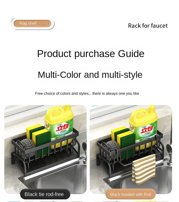 Sink Sponge & Dish Cloth Draining Rack