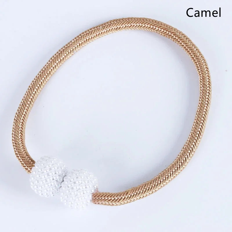 Magnetic Pearl Curtain Tieback Clips