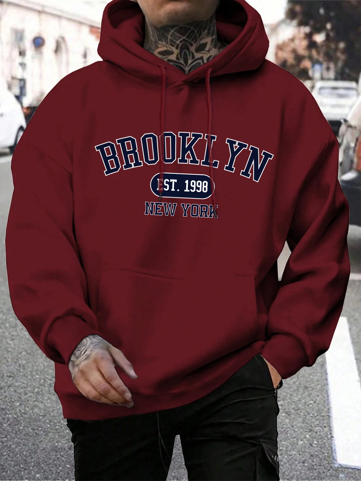 Men's Brooklyn Print Hoodie