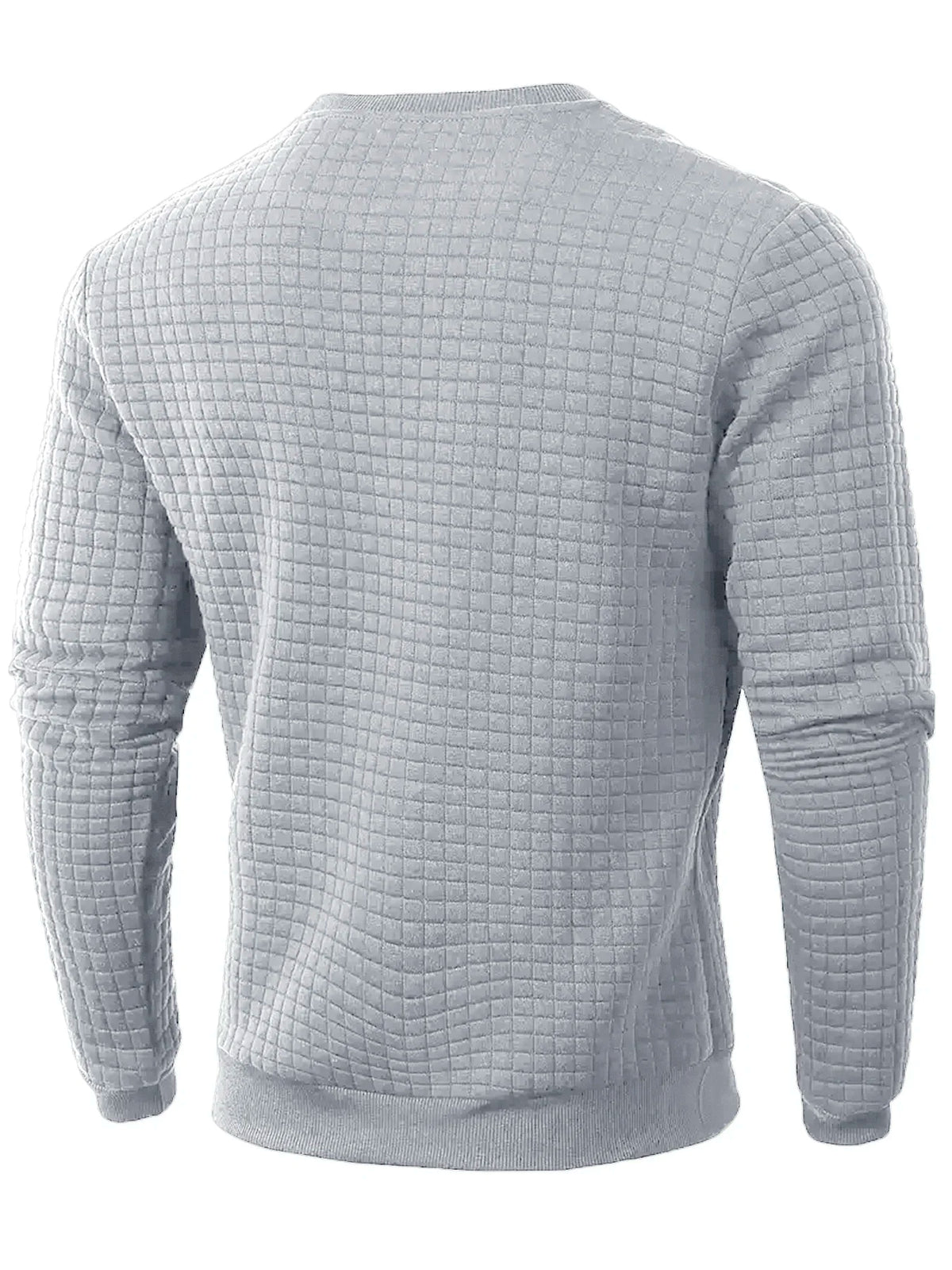 Men's Jacquard Crew Neck Sweater