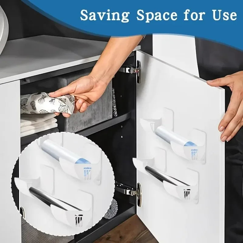 Wall-Mounted Trash Bag Holder & Dispenser
