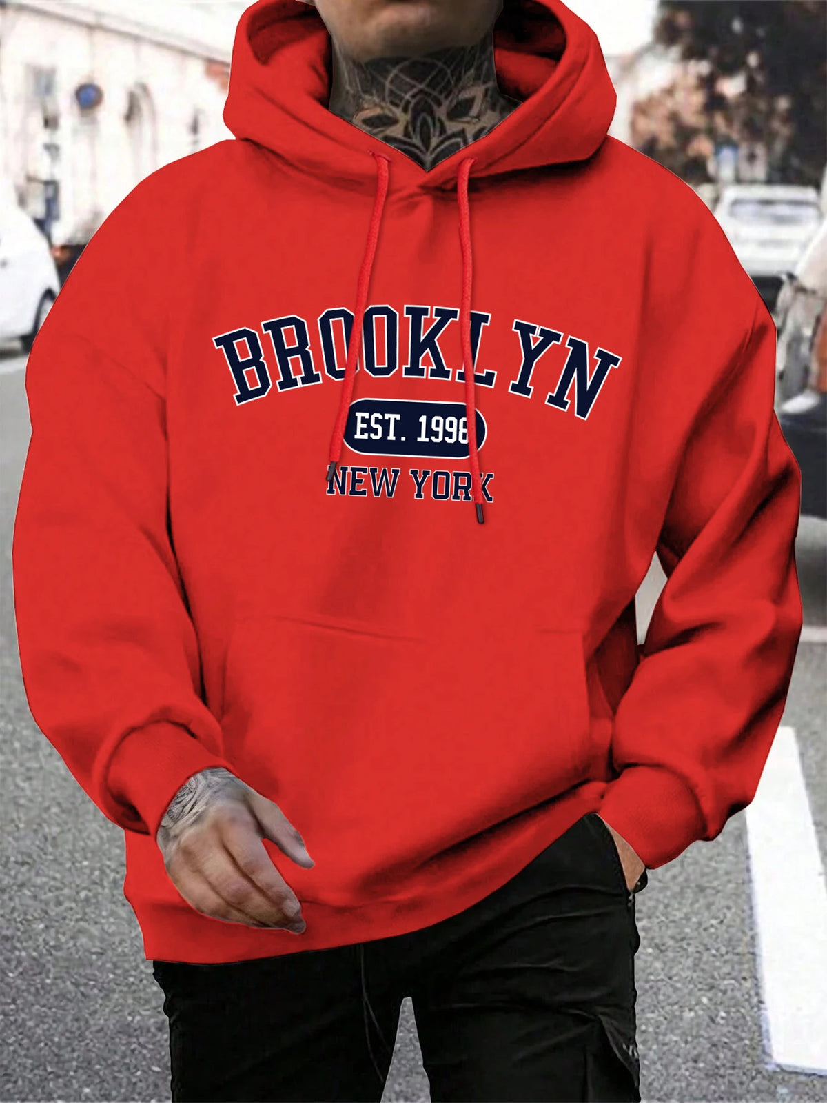 Men's Brooklyn Print Hoodie