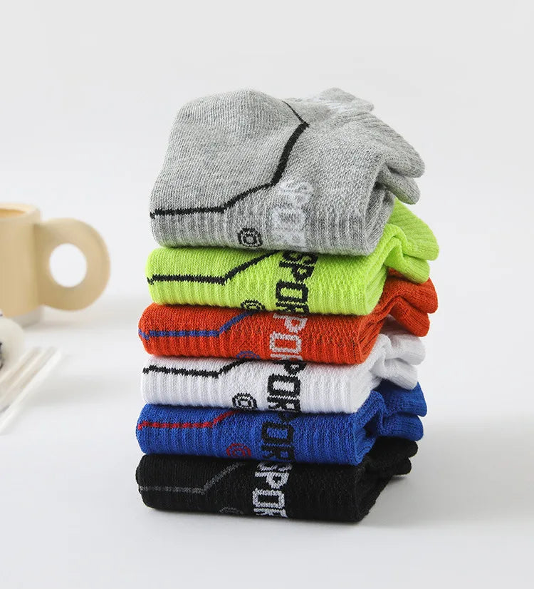 Men's Breathable Mesh Sports Socks (6 Pairs)