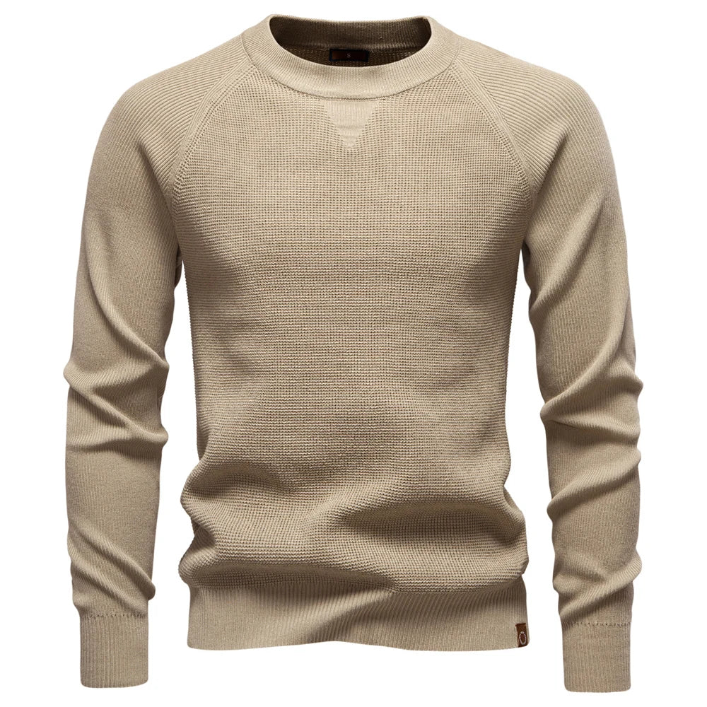 Men's Long Sleeve Henley Polo Shirt