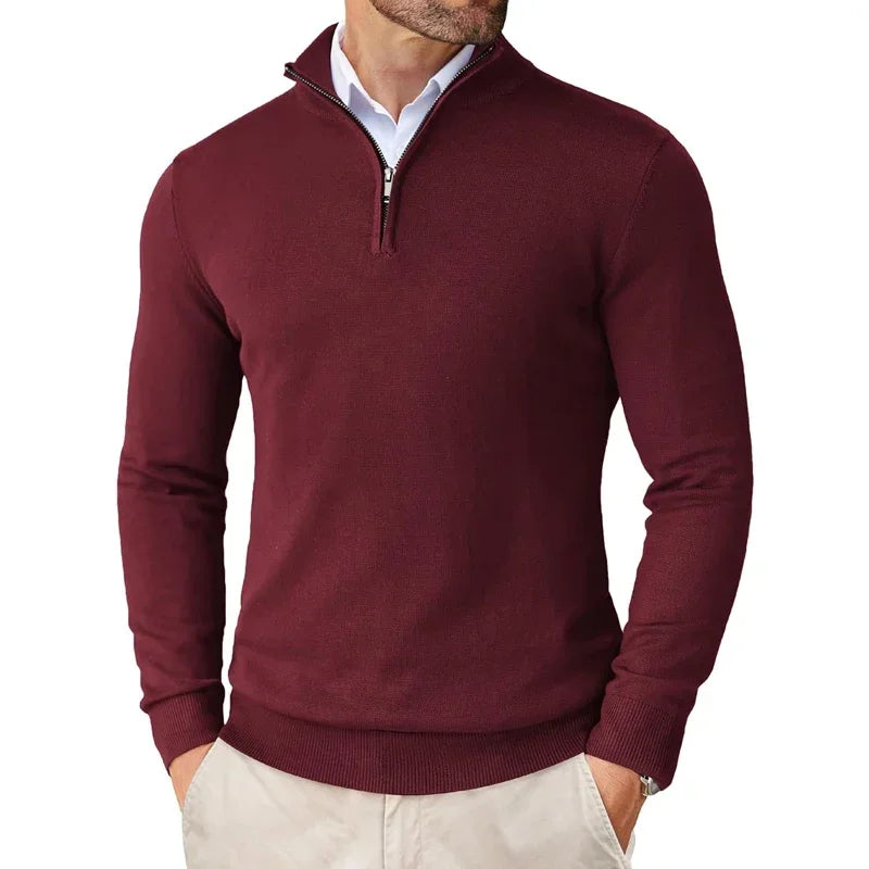 Men's Lightweight Quarter-Zip Sweater