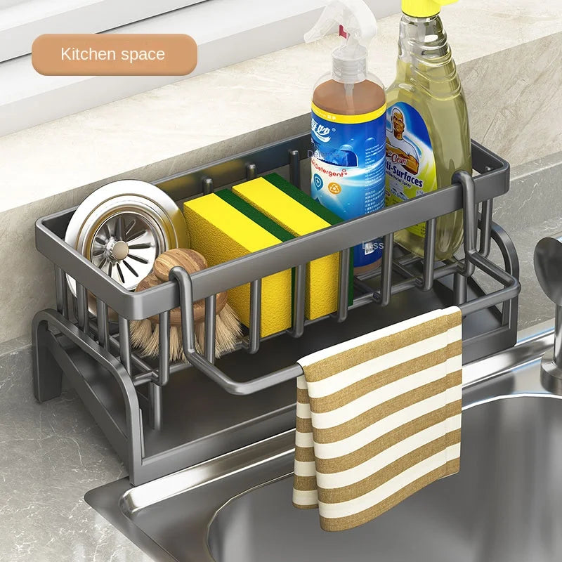 Sink Sponge & Dish Cloth Draining Rack