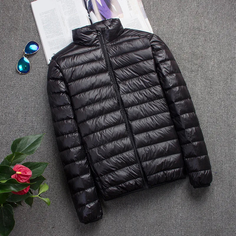 Men's Lightweight Hooded Down Jacket