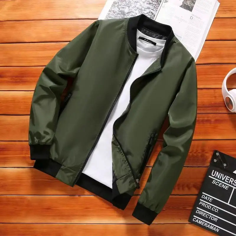 Men's Slim Fit Bomber Jacket